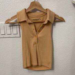 Yellow Sleeveless Top